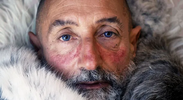 Face of an Aurignacian, artist's interpretation