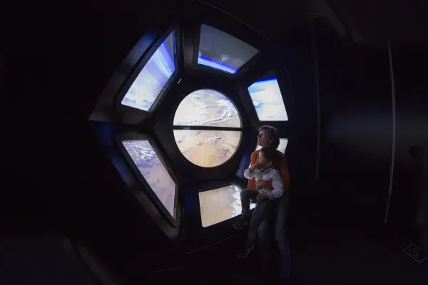 Replica of the Cupola created for the Cité de l'Espace in Toulouse.