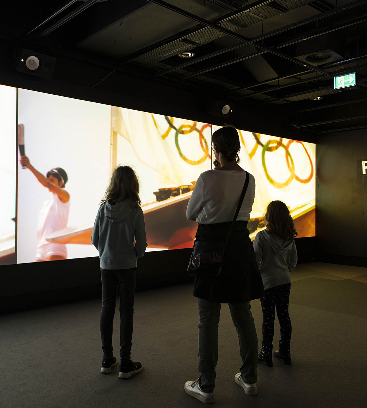 Musée Olympique de Lausanne dispositifs audiovisuels