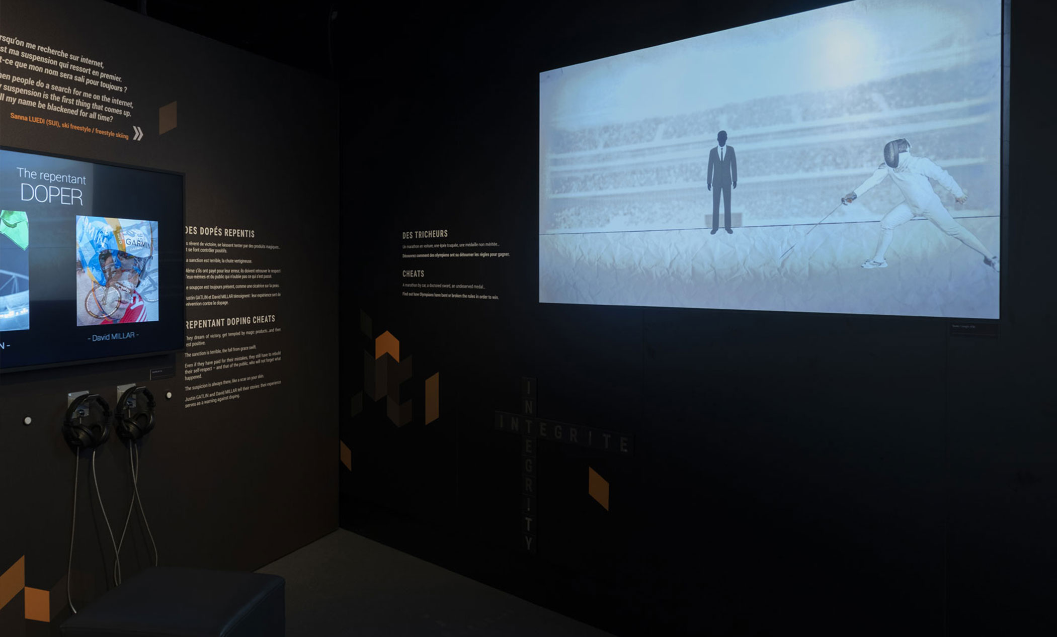 Lausanne Olympic Museum animated film about cheaters 