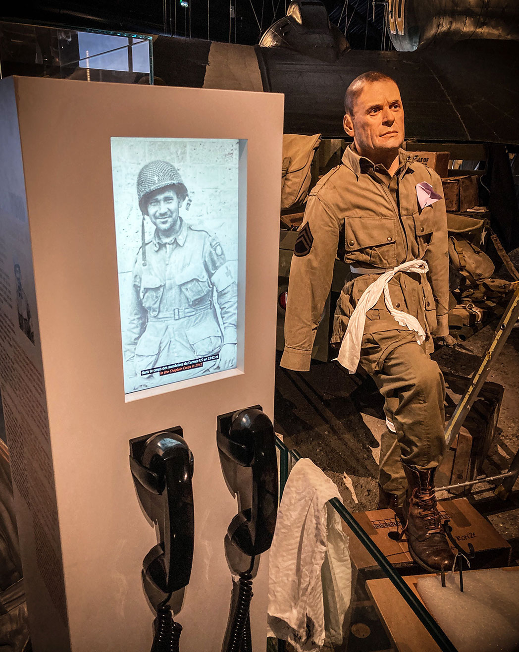 Airborne Museum, portrait de soldat